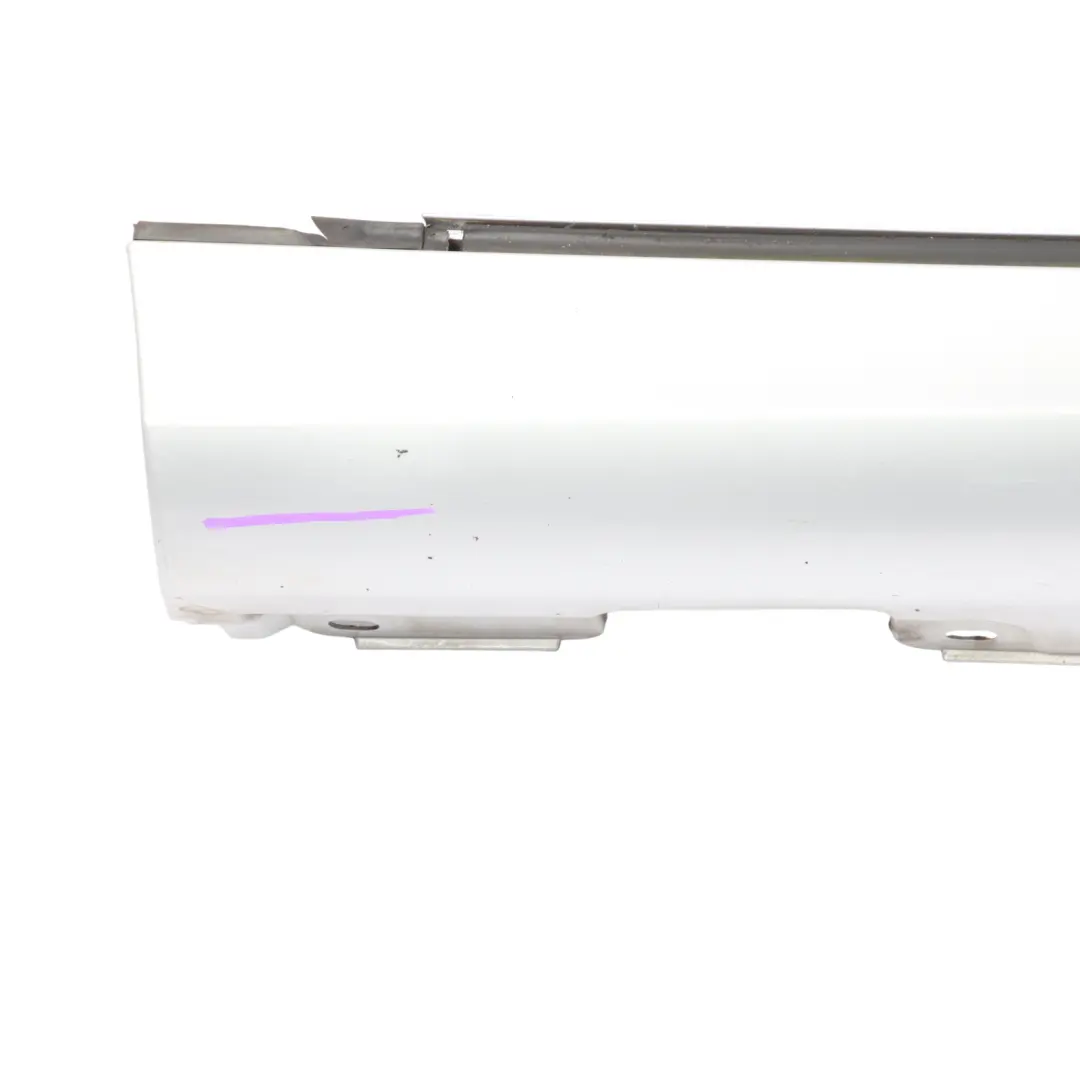 Mercedes W203 Door Sill Side Cover Skirt Right O/S Brilliant Silver Metallic 744 - SKU A2036981454-BRS - Part number A2036981454