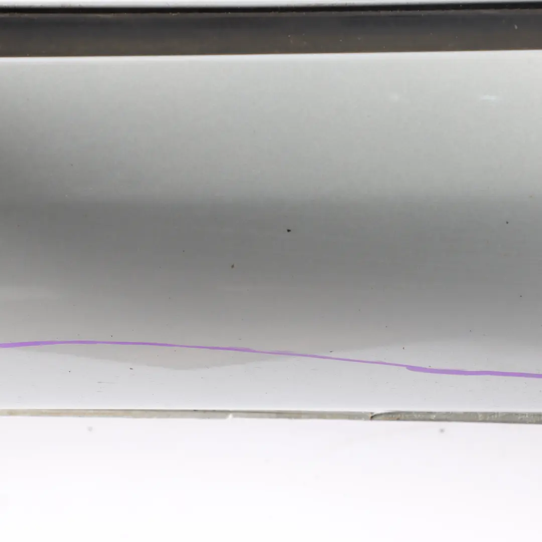 Door Sill Side Cover Skirt Right O/S Brilliant Silver Metallic 744 to Mercedes W203 with Part number A2036981454 Mercedes W203 Door Sill Side Cover Skirt Right O/S Brilliant Silver Metallic 744 - SKU A2036981454-BRS - Part number A2036981454