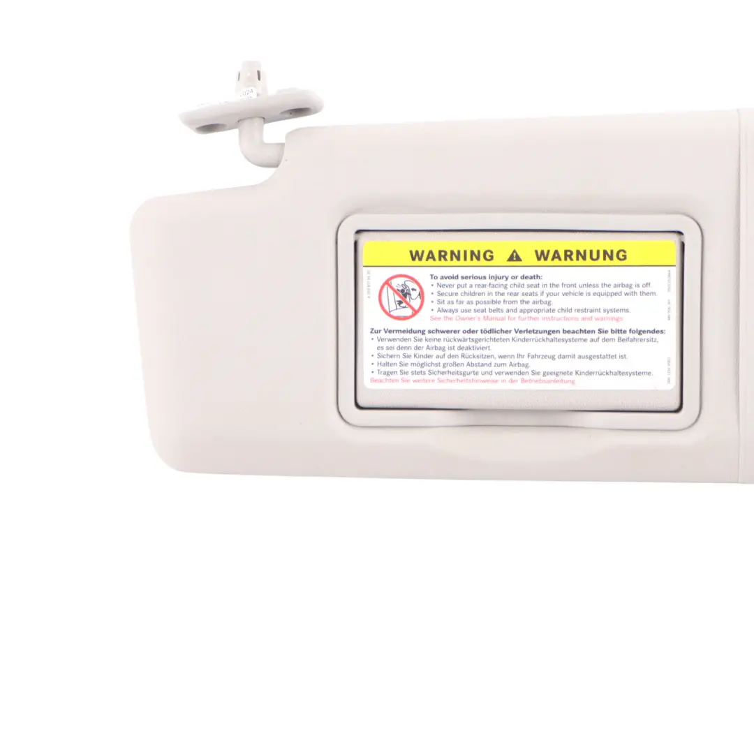 Mercedes W203 Sun Visor Cover Trim Mirror Front Left N/S - SKU A2038101110 - Part number A2038101110