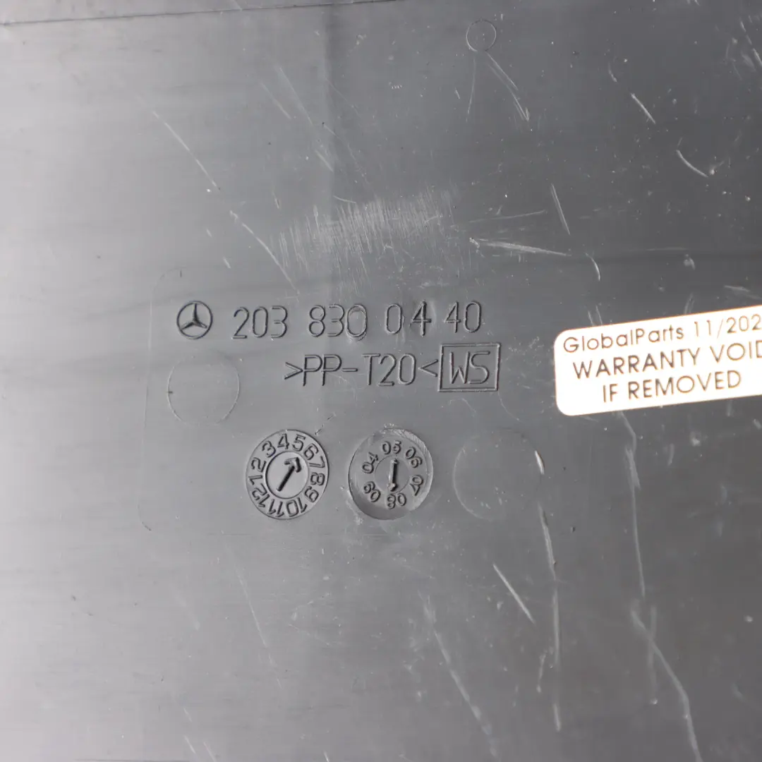 Air Filter Housing Mercedes W203 C209 Cabin Pollen Box Cover - SKU A2038300440-1 - Part number A2038300440