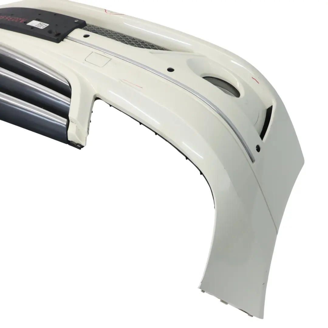 Mercedes W203 CL203 Bumper Front Trim Panel Covering Calcite White - 650 - SKU A2038801340-CW - Part number A2038801340