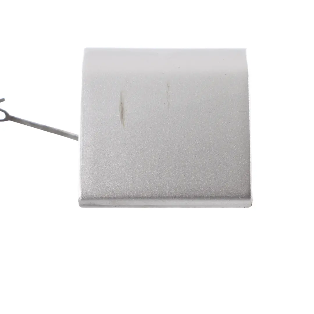 Front Bumper Towing Eye Flap Brilliant Silver - 9744 to Mercedes W203 with Part number A2038850026 Mercedes W203 Front Bumper Towing Eye Flap Brilliant Silver - 9744 - SKU A2038850026-BRS - Part number A2038850026