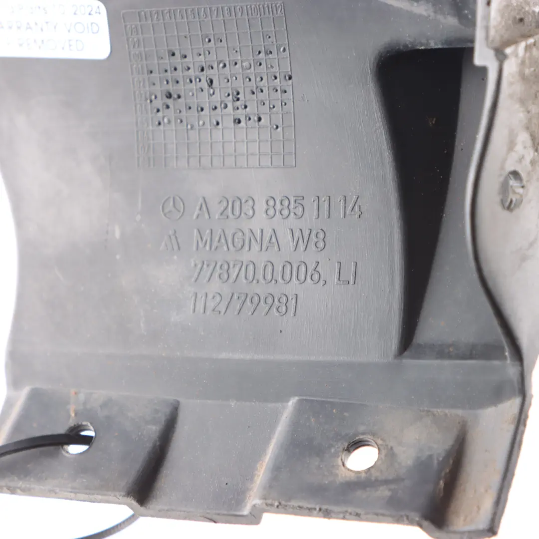 Bumper Bracket Mount Left N/S to Mercedes W203 Rear with Part number A2038851114 Mercedes W203 Rear Bumper Bracket Mount Left N/S - SKU A2038851114 - Part number A2038851114