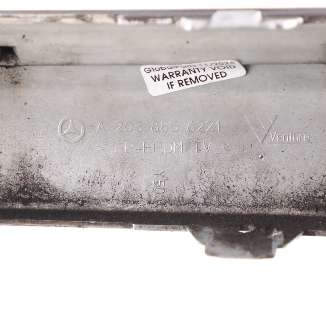 Mercedes W203 Front Bumper Moulding Trim Right O/S Strip A2038856221 - SKU A2038851821-BRS - Part number A2038851821