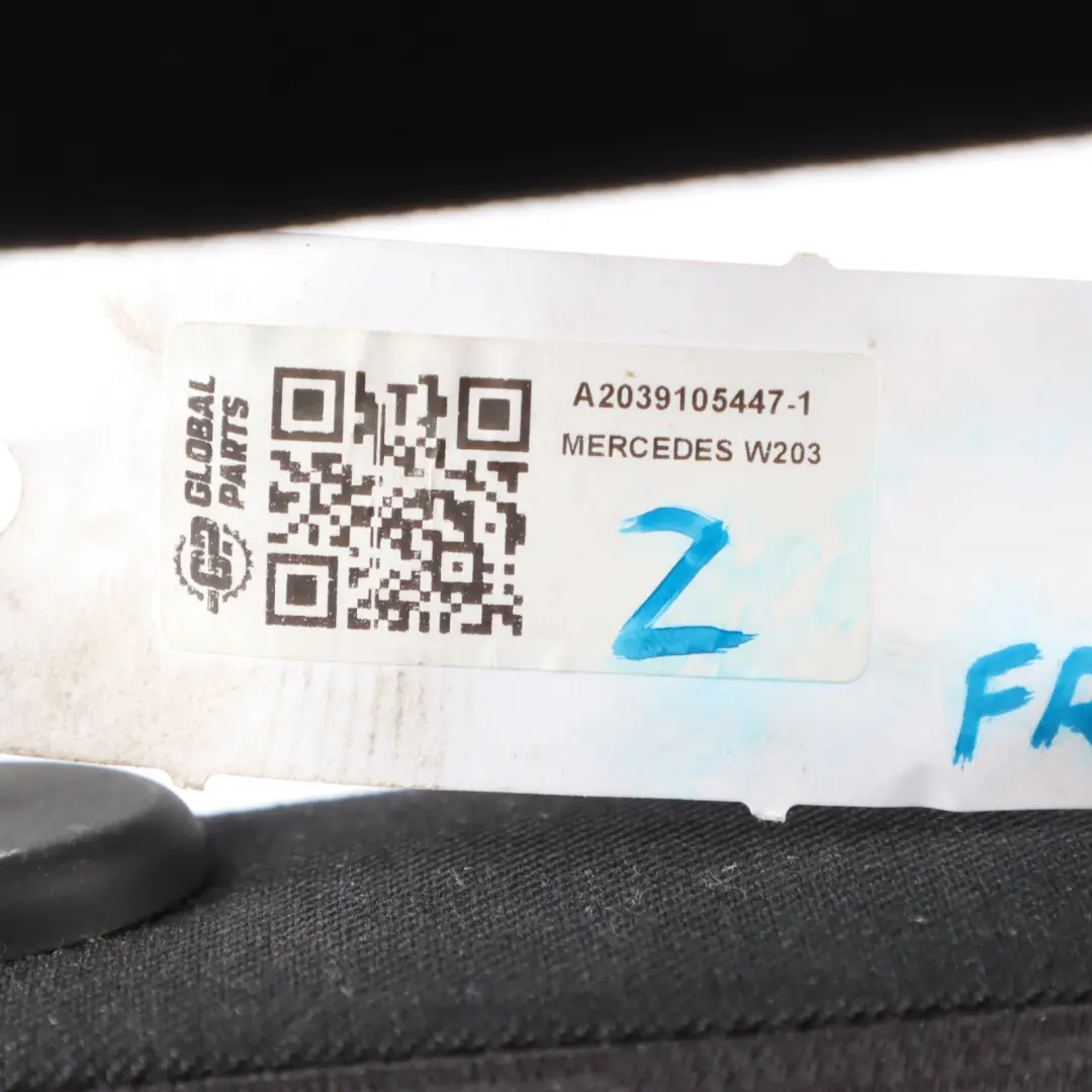 Front Seat Mercedes W203 S203 Cloth Fabric Black Right O/S to with Part number A2039105447 Front Seat Mercedes W203 S203 Cloth Fabric Black Right O/S - SKU A2039105447-1 - Part number A2039105447