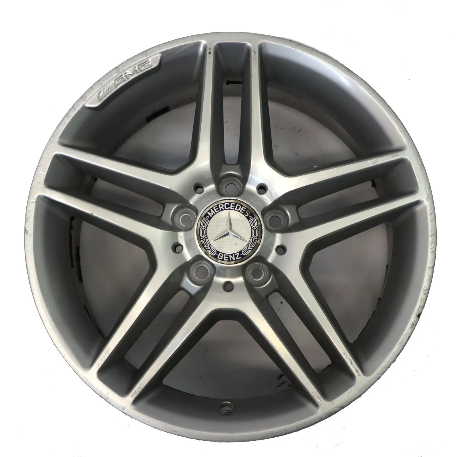 Mercedes W204 AMG Argento Cerchio in lega 17" ET:47 7,5J A2044019602