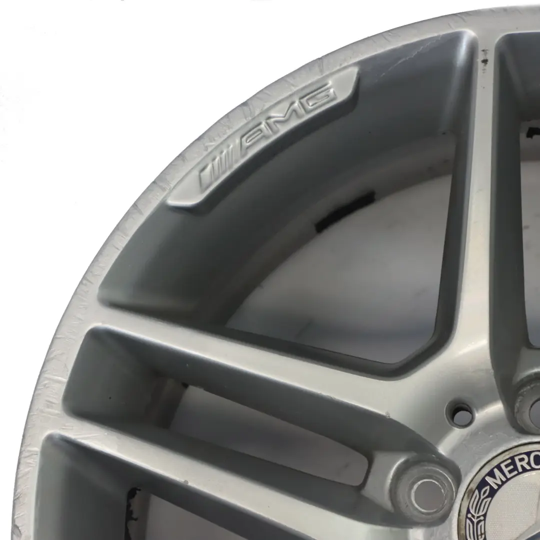 Mercedes W204 AMG Llanta de aleación plateada 17" ET:47 7,5J - SKU A2044019602-3 - Número de pieza A2044019602