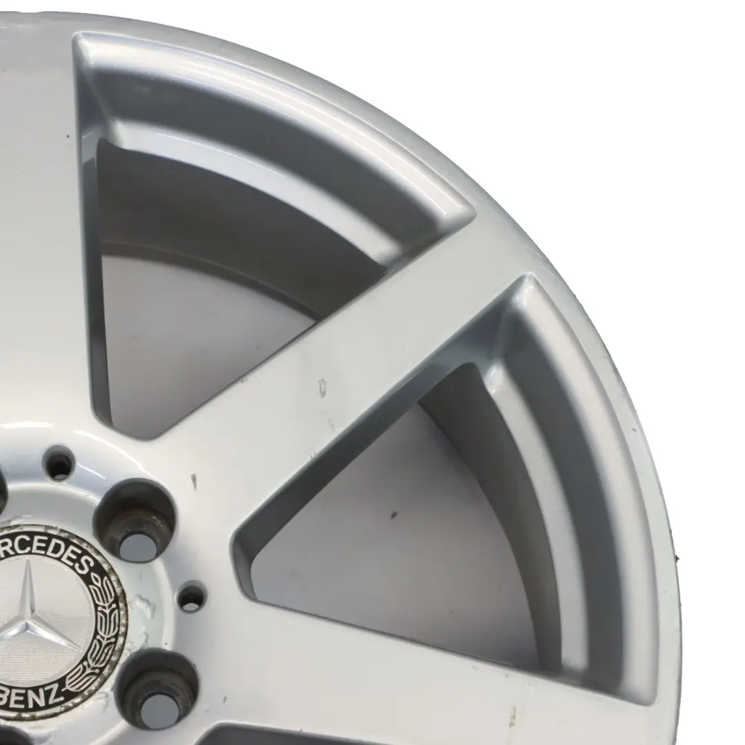 Mercedes W204 7-Spoke Front Alloy Wheel Rim 18" 8J ET:50 - SKU A2044019802-2 - Part number A2044019802