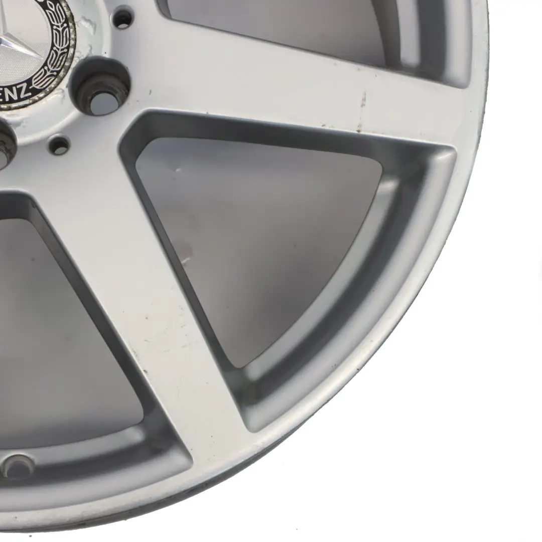 Mercedes W204 7-Spoke Front Alloy Wheel Rim 18" 8J ET:50 - SKU A2044019802-2 - Part number A2044019802