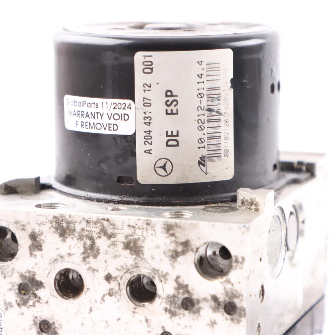 ABS ESP Bloque Unidad de Bomba Hidráulica para Mercedes W204 con número de pieza A2045455432 Mercedes W204 ABS ESP Bloque Unidad de Bomba Hidráulica - SKU A2045455432 - Número de pieza A2045455432