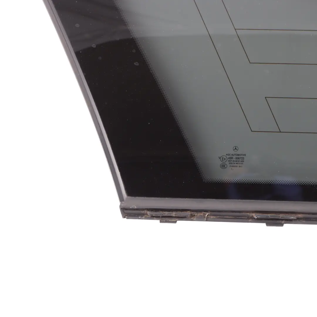 Mercedes S204 Estate Quarter Side Window Glass Rear Left N/S AS3 - SKU A2046733110 - Part number A2046733110