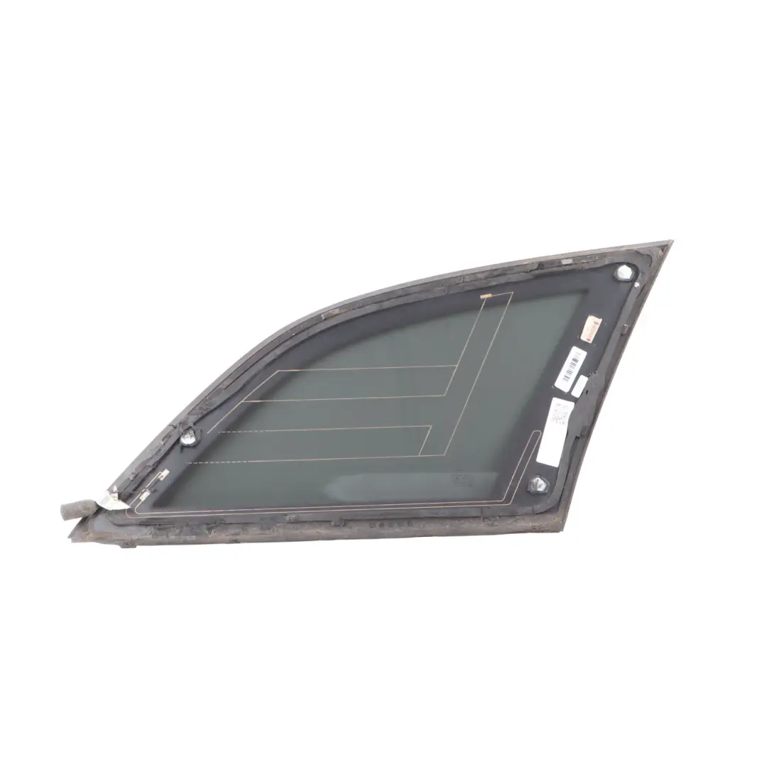 Quarter Side Window Glass Rear Left N/S AS3 to Mercedes S204 Estate with Part number A2046733110 Mercedes S204 Estate Quarter Side Window Glass Rear Left N/S AS3 - SKU A2046733110 - Part number A2046733110