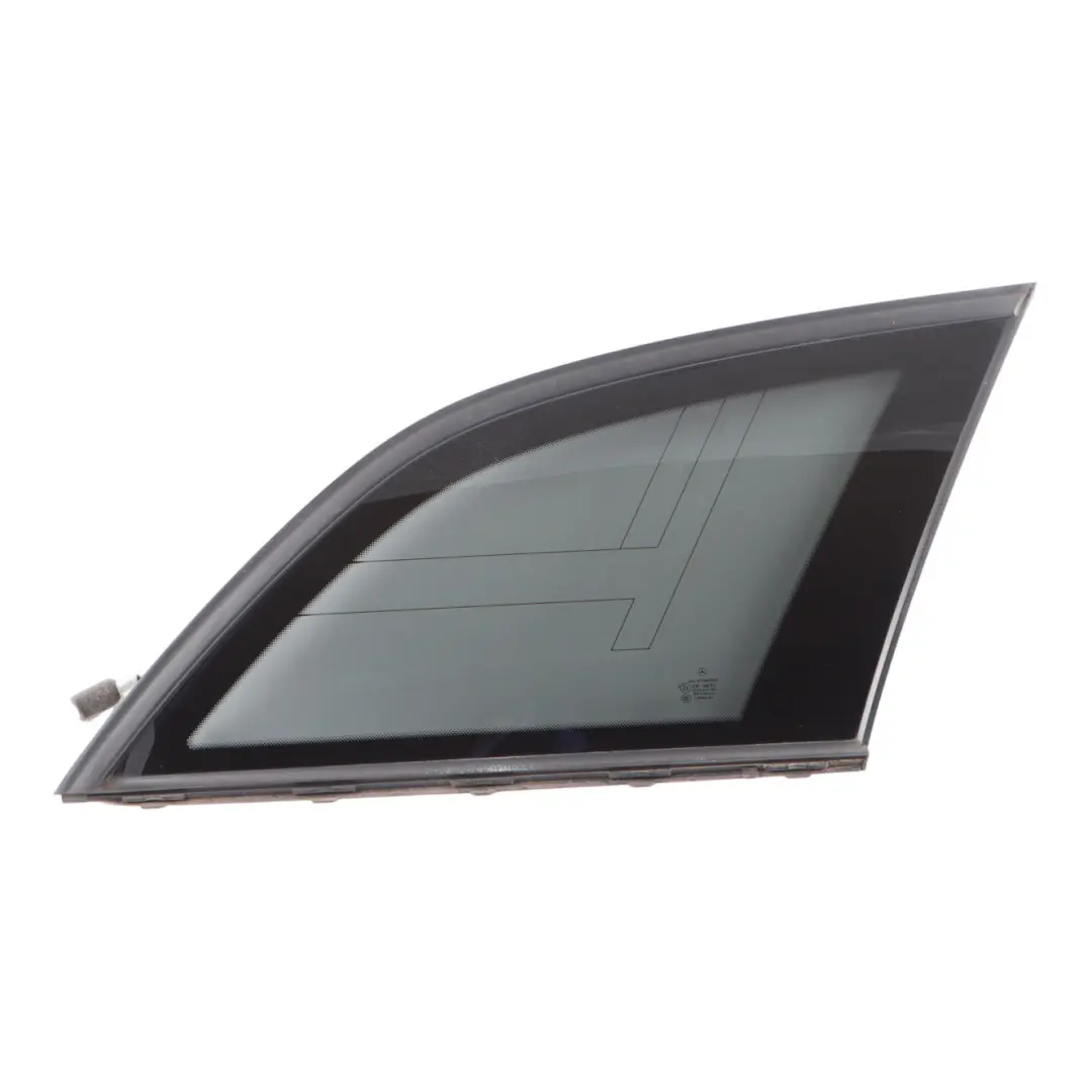 Quarter Side Window Glass Rear Right O/S AS3 to Mercedes S204 Estate with Part number A2046733210 Mercedes S204 Estate Quarter Side Window Glass Rear Right O/S AS3 - SKU A2046733210 - Part number A2046733210