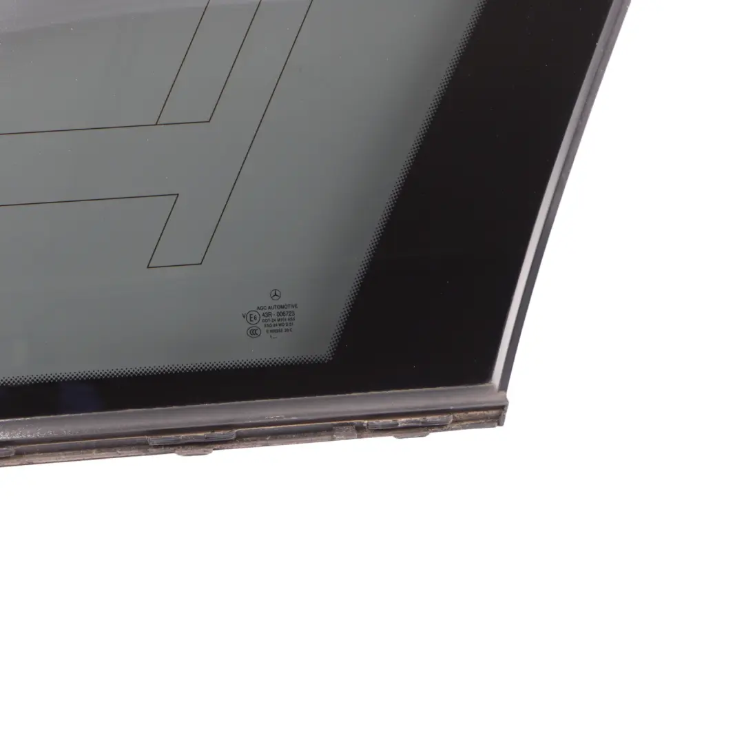 Quarter Side Window Glass Rear Right O/S AS3 to Mercedes S204 Estate with Part number A2046733210 Mercedes S204 Estate Quarter Side Window Glass Rear Right O/S AS3 - SKU A2046733210 - Part number A2046733210