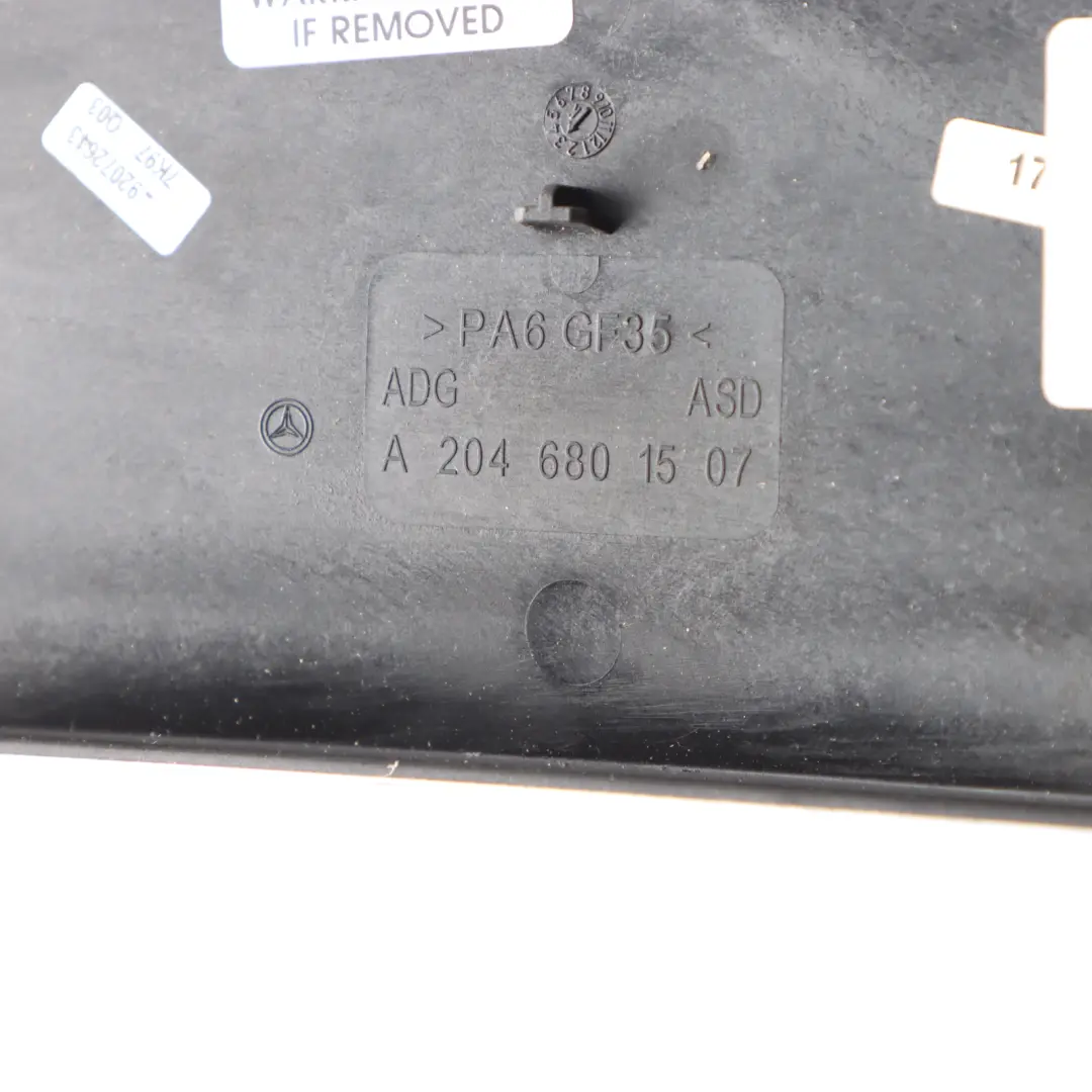 Mercedes W204 Centre Console Ashtray Trim Cover Panel Aluminium - SKU A2046801507 - Part number A2046801507