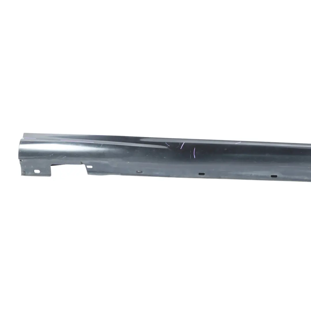 Mercedes C204 AMG Styling Side Skirt Door Sill Cover Right O/S Obsidian Black - SKU A2046982654-OB - Part number A2046982654