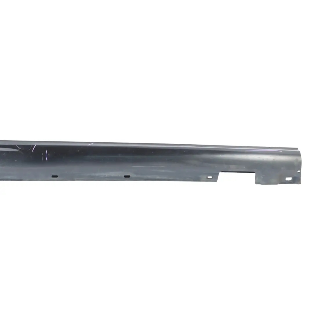 Mercedes C204 AMG Styling Side Skirt Door Sill Cover Right O/S Obsidian Black - SKU A2046982654-OB - Part number A2046982654