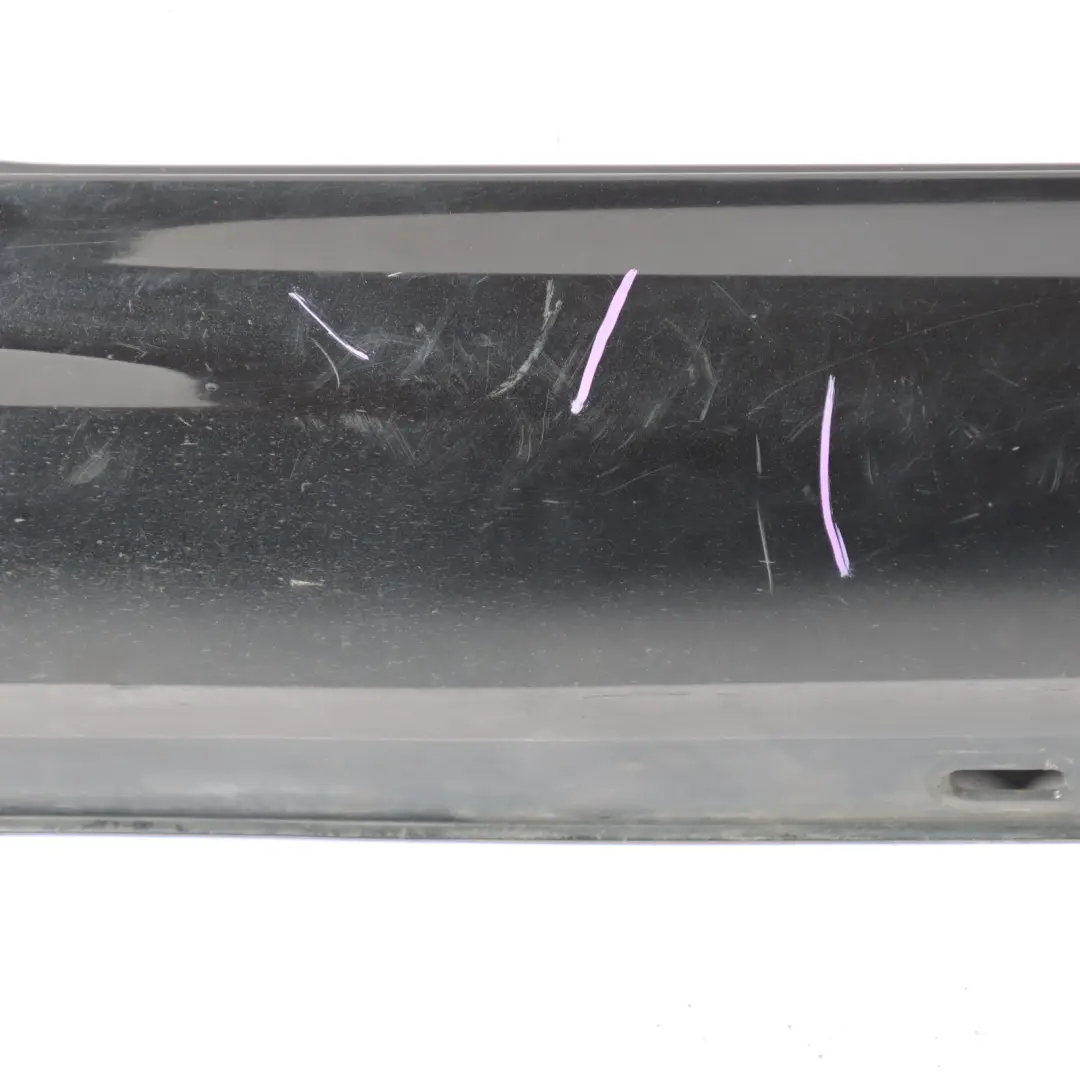 Styling Side Skirt Door Sill Cover Right O/S Obsidian Black to Mercedes C204 AMG with Part number A2046982654 Mercedes C204 AMG Styling Side Skirt Door Sill Cover Right O/S Obsidian Black - SKU A2046982654-OB - Part number A2046982654