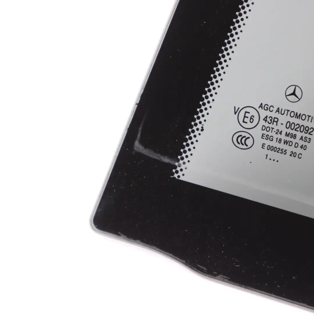 Window Glass Mercedes S204 Wagon Rear Left N/S Door Side Tinted Black AS3 to with Part number A2047301755 Window Glass Mercedes S204 Wagon Rear Left N/S Door Side Tinted Black AS3 - SKU A2047301755 - Part number A2047301755