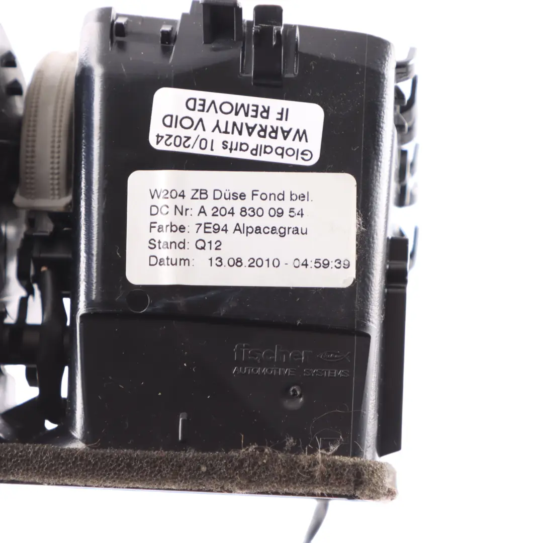 Centre Console Rear Air Vent Nozzle to Mercedes W204 with Part number A2048300954 Mercedes W204 Centre Console Rear Air Vent Nozzle - SKU A2048300954-2 - Part number A2048300954