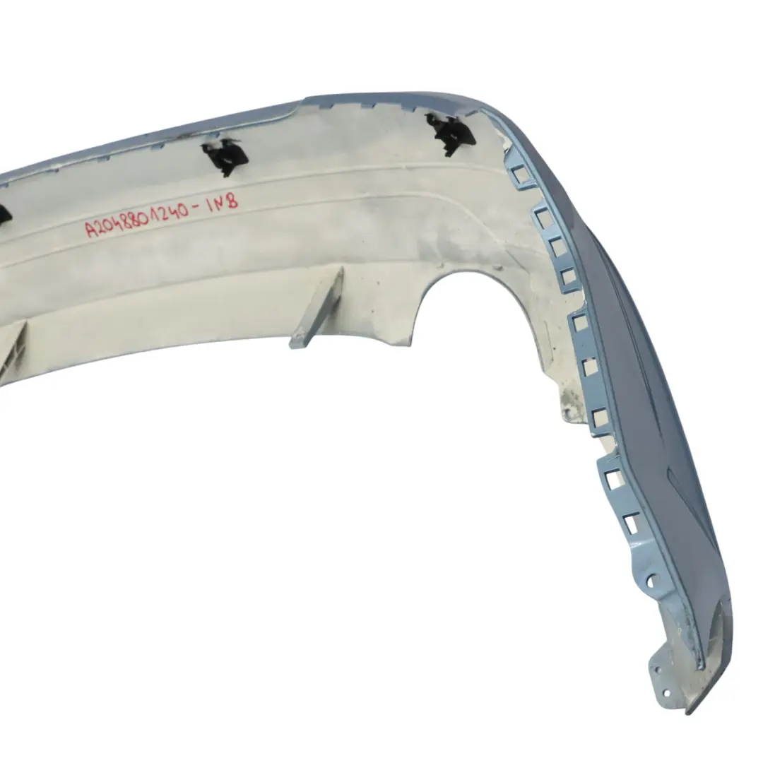 Mercedes W204 Rear Bumper Trim Panel Cover Indigolite Blue Metallic - 230 - SKU A2048801240-INB - Part number A2048801240