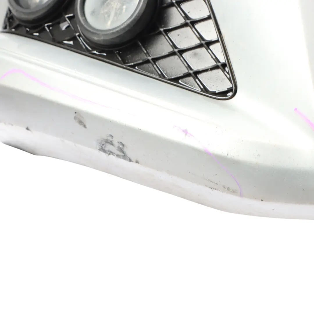 Front Bumper Sport Trim Panel Cover Iridium Silver Metallic - 775 to Mercedes W204 with Part number A2048805747 Mercedes W204 Front Bumper Sport Trim Panel Cover Iridium Silver Metallic - 775 - SKU A2048805747-IRS - Part number A2048805747