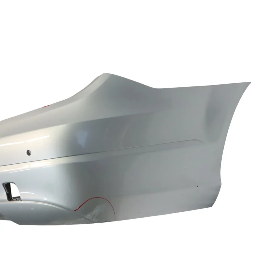Bumper Trim Panel Iridium Silver Metallic - 775 to Mercedes W204 Rear with Part number A2048805940 Mercedes W204 Rear Bumper Trim Panel Iridium Silver Metallic - 775 - SKU A2048805940-IRS1 - Part number A2048805940