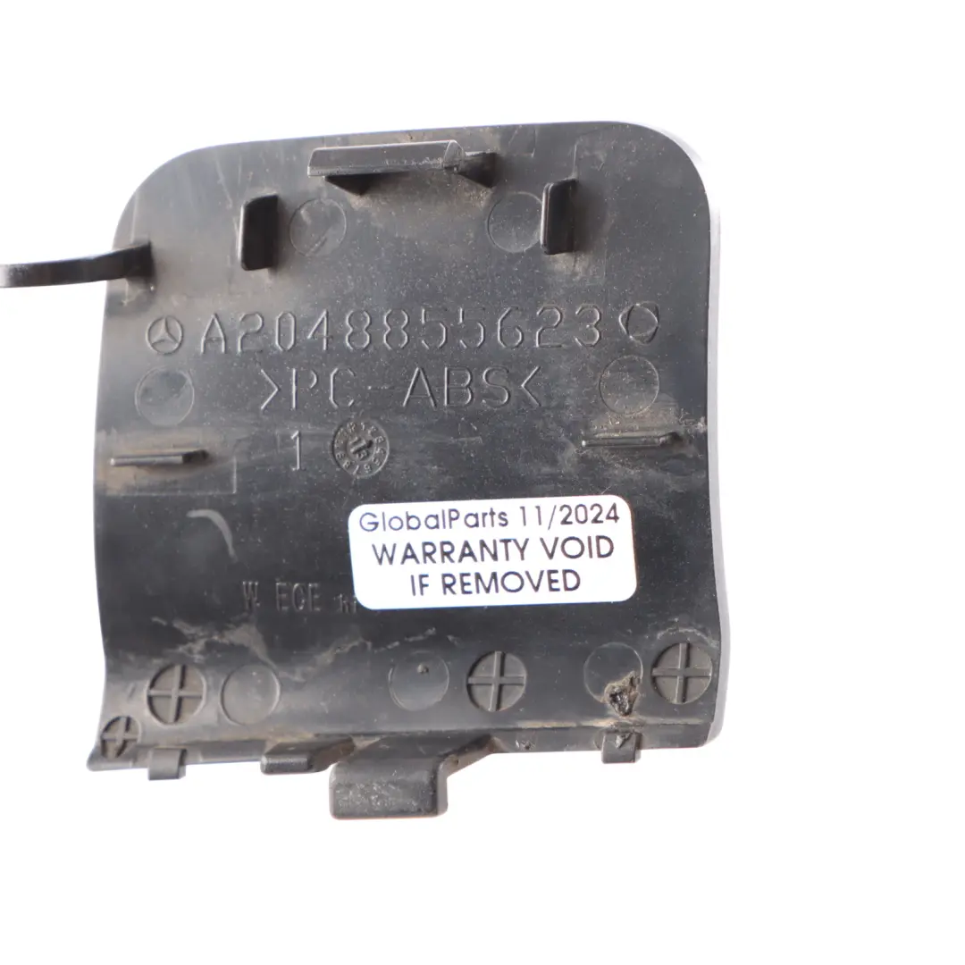  Towing Eye Cover Mercedes W204 Rear Bumper Magnetite Black - 183 - SKU A2048855623-MTS - Part number A2048855623