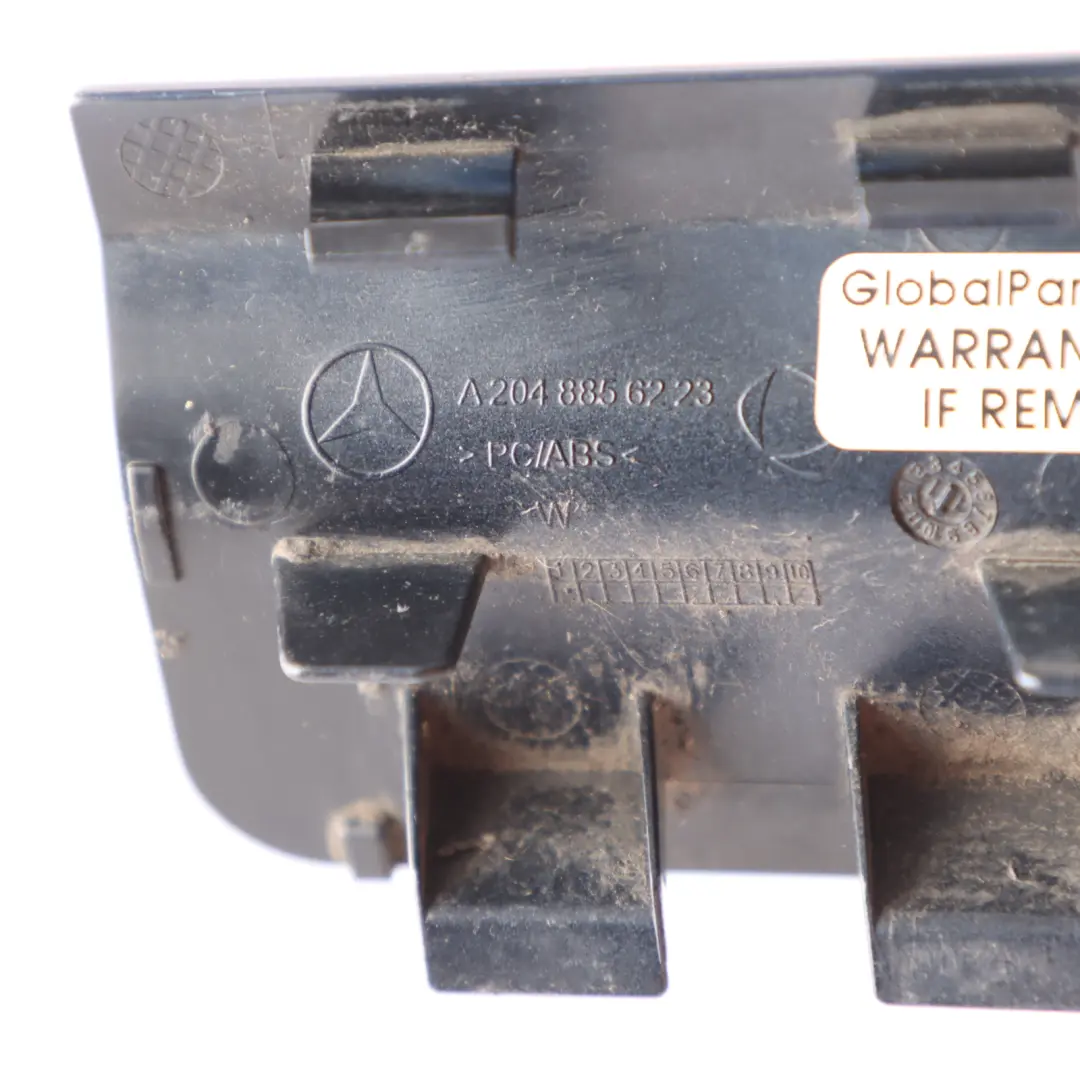 Bumper Towing Eye Hook Cover Cap Cavansite Blue Metallic 890 to Mercedes W204 Rear with Part number A2048856223 Mercedes W204 Rear Bumper Towing Eye Hook Cover Cap Cavansite Blue Metallic 890 - SKU A2048856223-CVB - Part number A2048856223