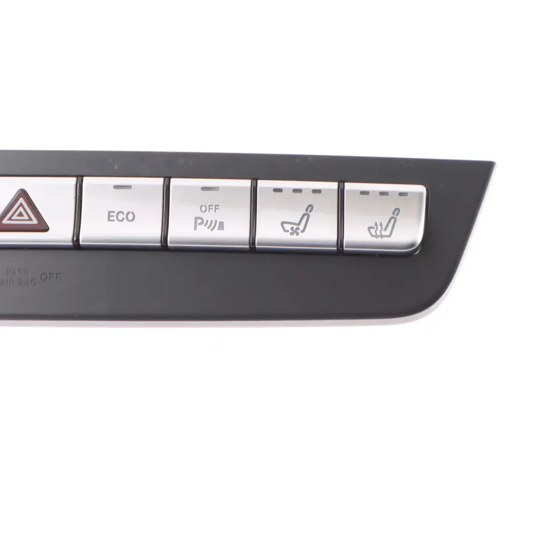Switch Hazards Seat Heating Center Console Panel to Mercedes W204 with Part number A2049053502 Mercedes W204 Switch Hazards Seat Heating Center Console Panel - SKU A2049053502 - Part number A2049053502
