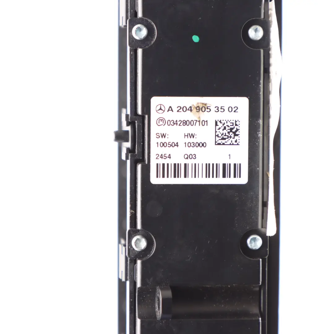 Switch Hazards Seat Heating Center Console Panel Mercedes W204 - SKU A2049053502 - Part number A2049053502