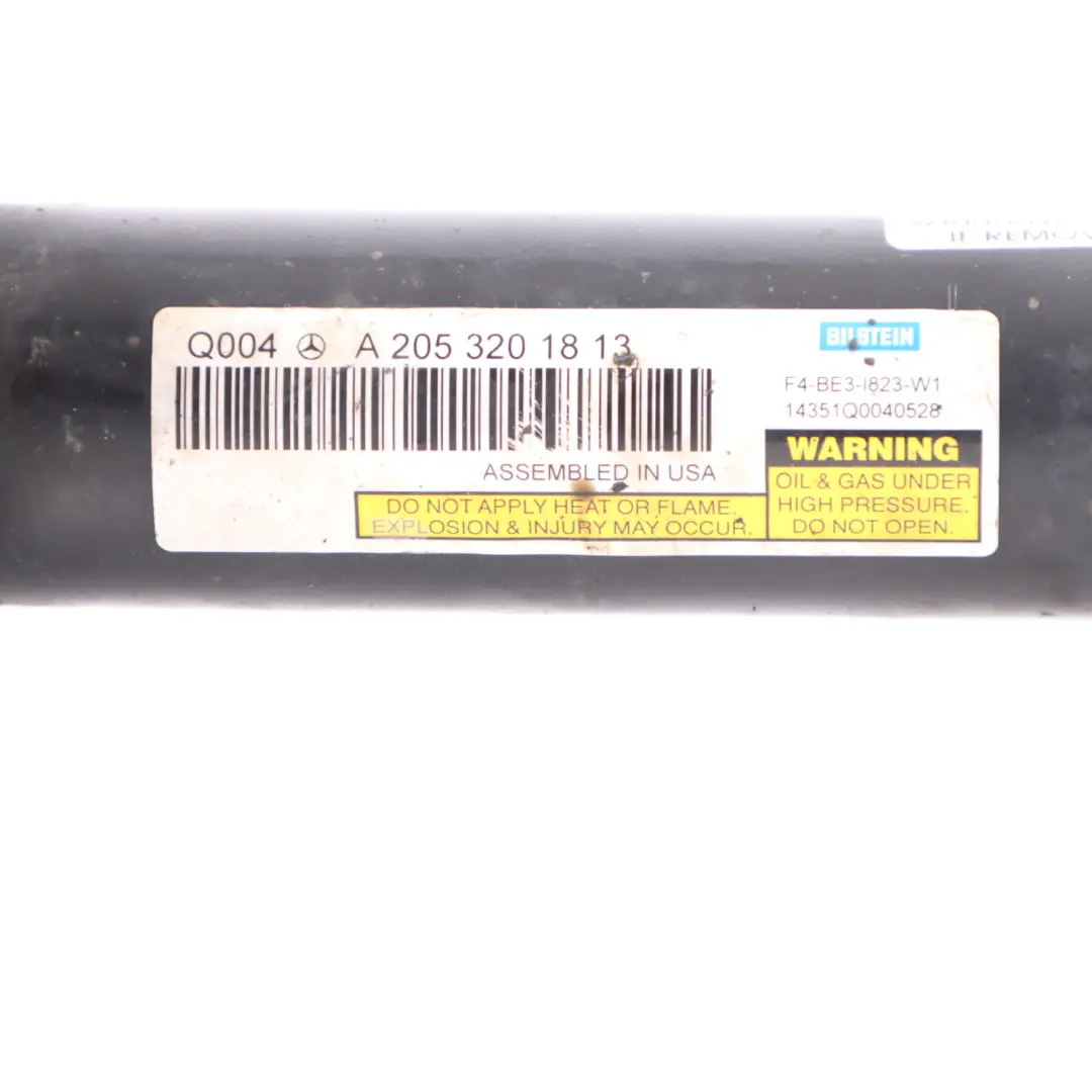 Eje Delantero Suspensión Amortiguador Strut Izquierdo para Mercedes W205 con número de pieza A2053202330 Mercedes W205 Eje Delantero Suspensión Amortiguador Strut Izquierdo - SKU A2053202330 - Número de pieza A2053202330