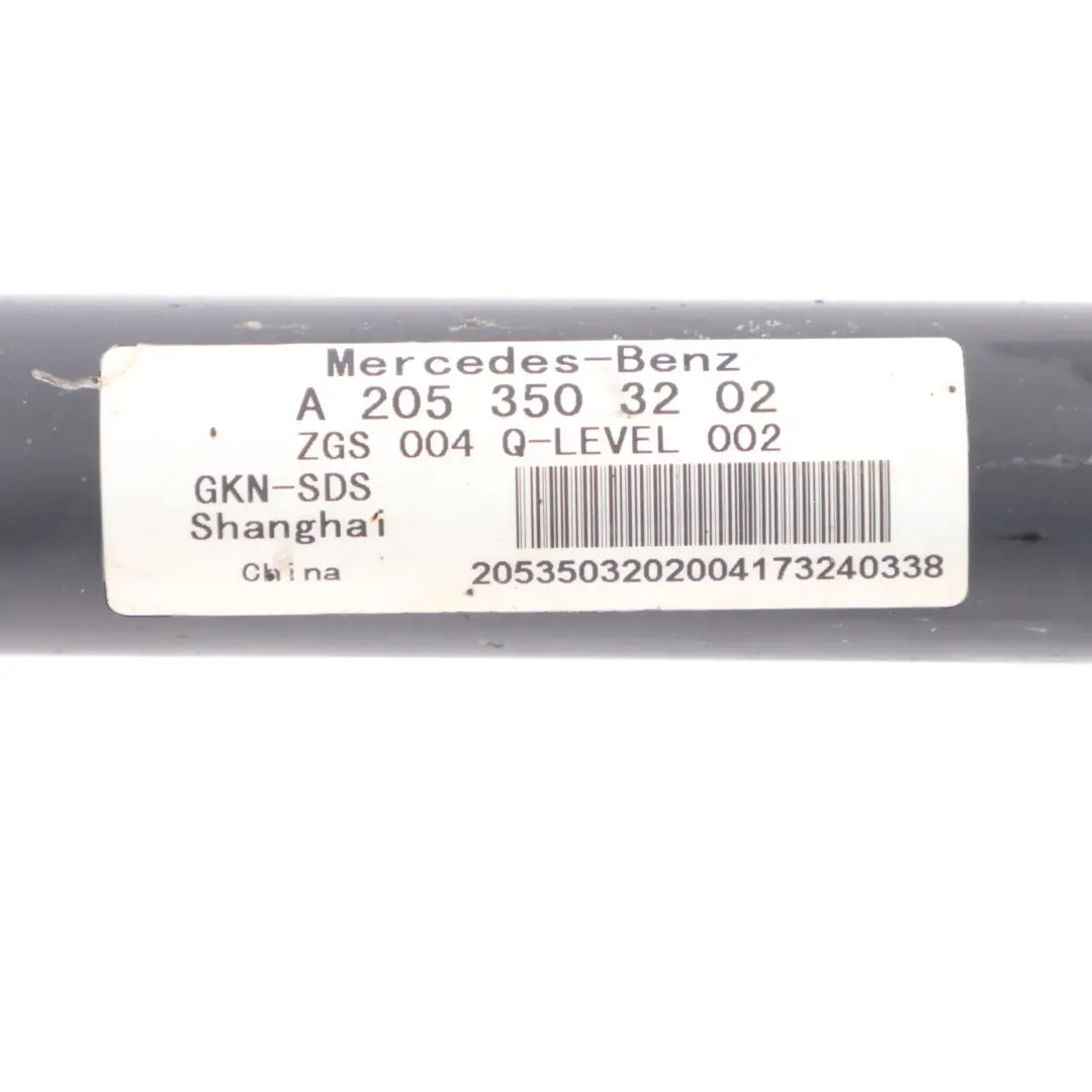 Mercedes W205 OM651 Diesel Rear Axle Driveshaft Left N/S Automatic - SKU A2053503202 - Part number A2053503202