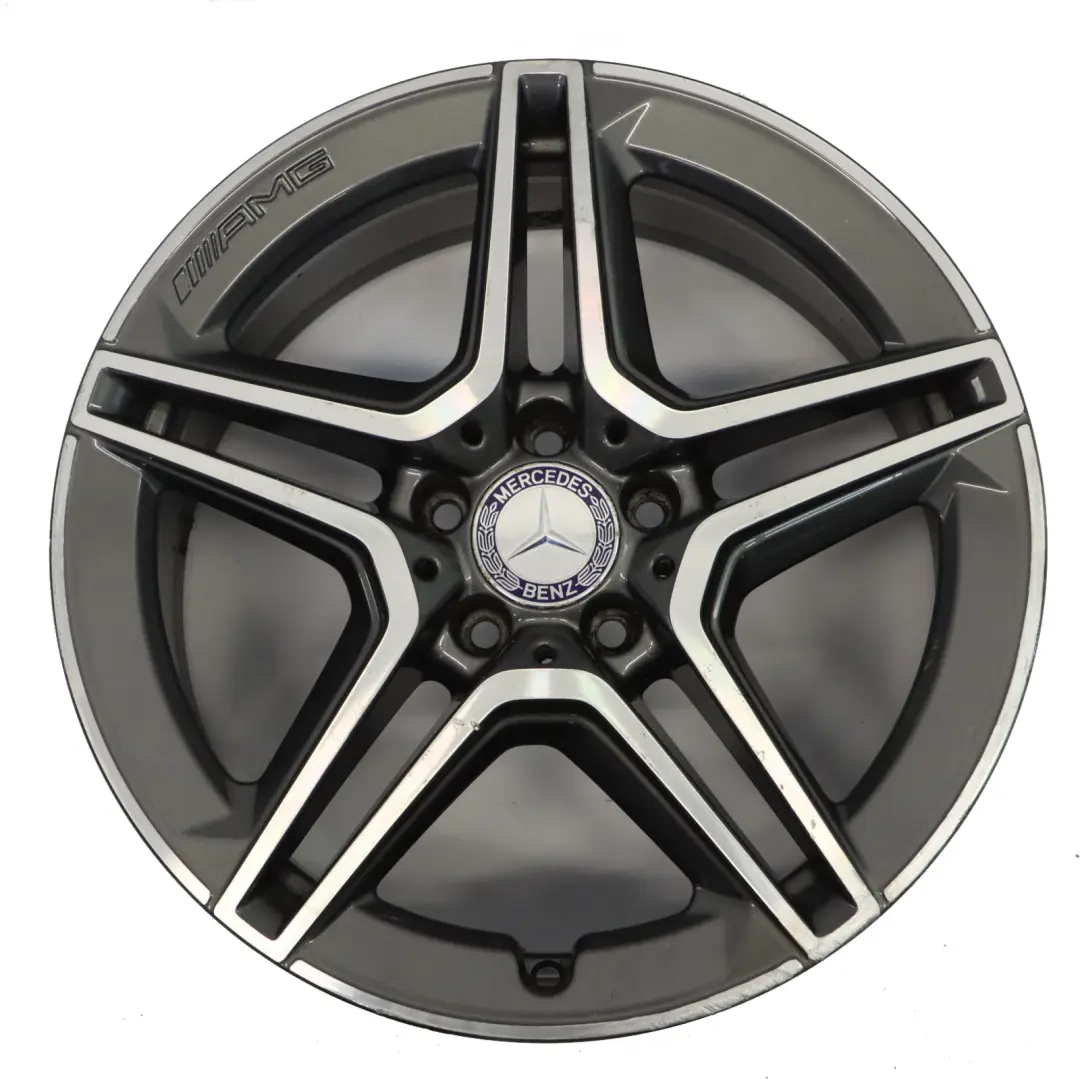Cerchio in lega AMG 18" ET:44 7,5J 5 Doppie razze Mercedes W205 - SKU A2054019500-2 - Numero di parte A2054019500