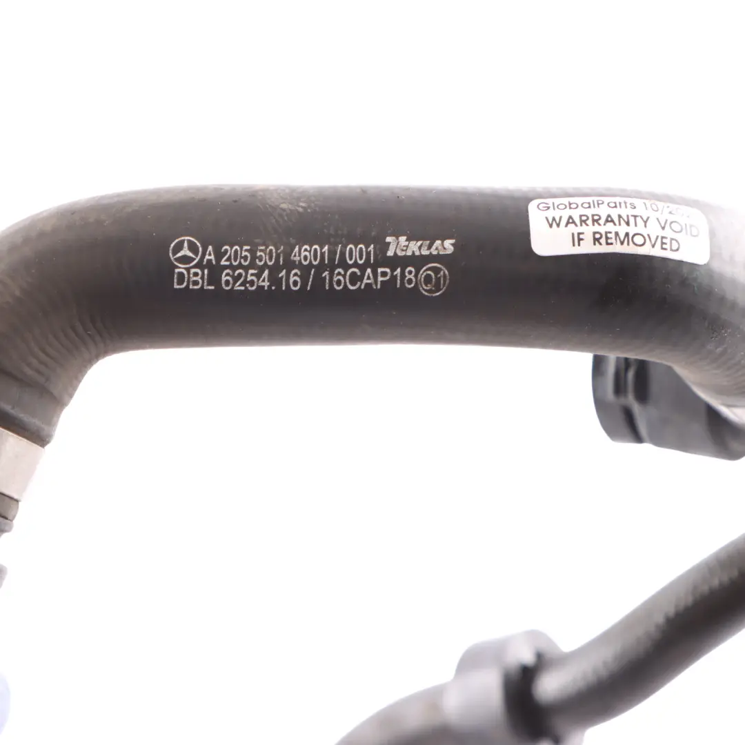 OM654 Reservoir Coolant Filling Hose Pipe Line Tube to Mercedes C205 with Part number A2055014601 Mercedes C205 OM654 Reservoir Coolant Filling Hose Pipe Line Tube - SKU A2055014601 - Part number A2055014601