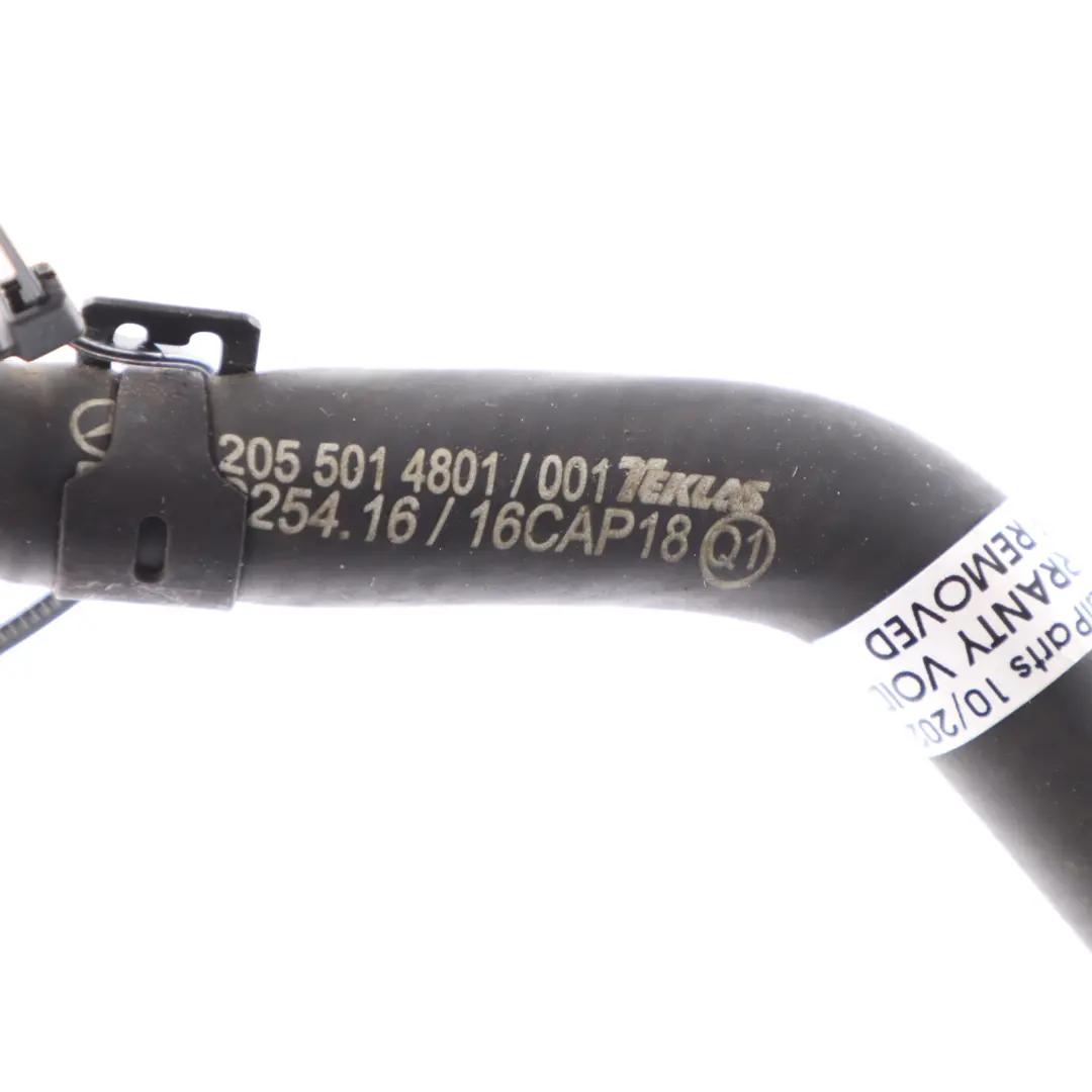 Mercedes C205 OM654 Diesel Engine Radiator Bleed Line Pipe Hose Tube - SKU A2055014801 - Part number A2055014801