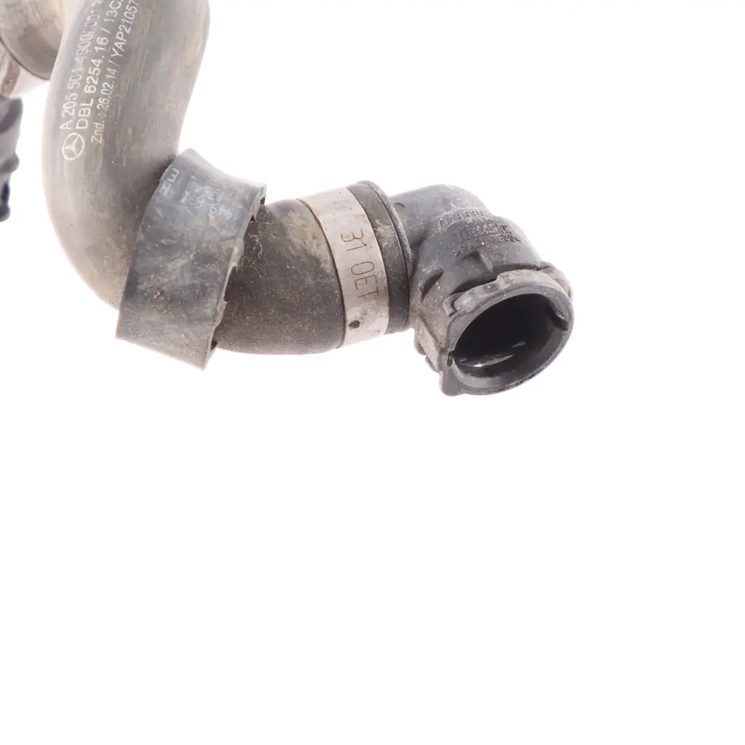 riscaldatore acqua raffreddamento flessibile linea per Mercedes W205 con numero di parte A2055014900 Mercedes W205 riscaldatore acqua raffreddamento flessibile linea - SKU A2055014900 - Numero di parte A2055014900