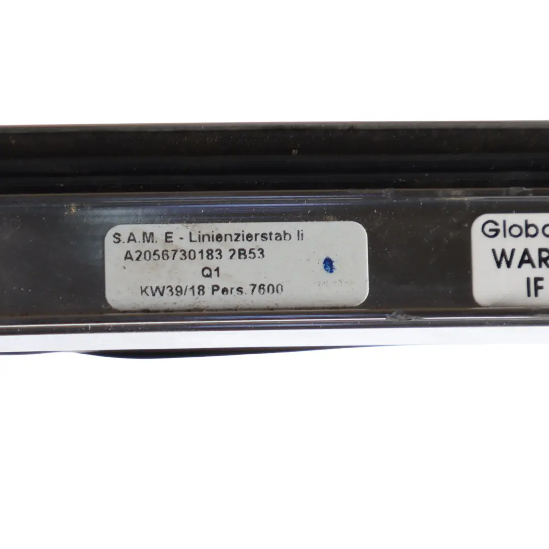 Mercedes C205 Coupe Window Trim Strip Left N/S Chrome - SKU A2056730183 - Part number A2056730183