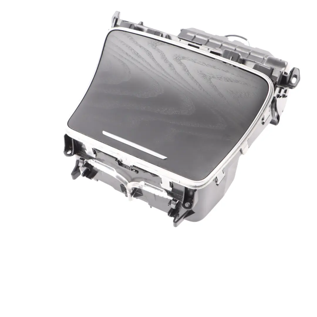 Centre Console Storage Tray Black Wood Look Cup Holder to Mercedes W205 with Part number A2056801204 Mercedes W205 Centre Console Storage Tray Black Wood Look Cup Holder - SKU A2056801204-2 - Part number A2056801204