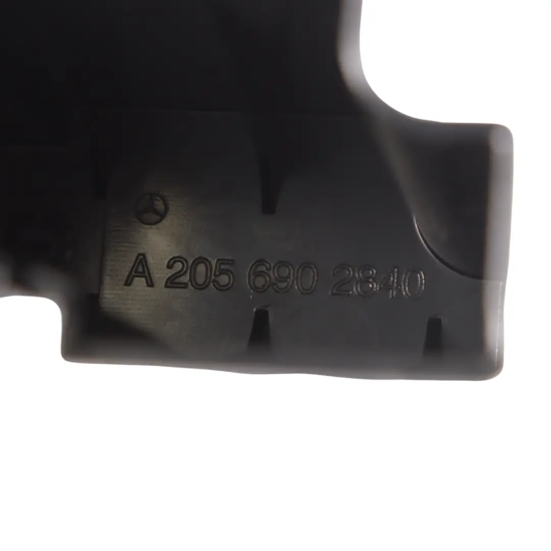 Shelf Bracket Trim Cover to Mercedes W205 A238 Convertible with Part number A2056902840 Mercedes W205 A238 Convertible Shelf Bracket Trim Cover - SKU A2056902840 - Part number A2056902840