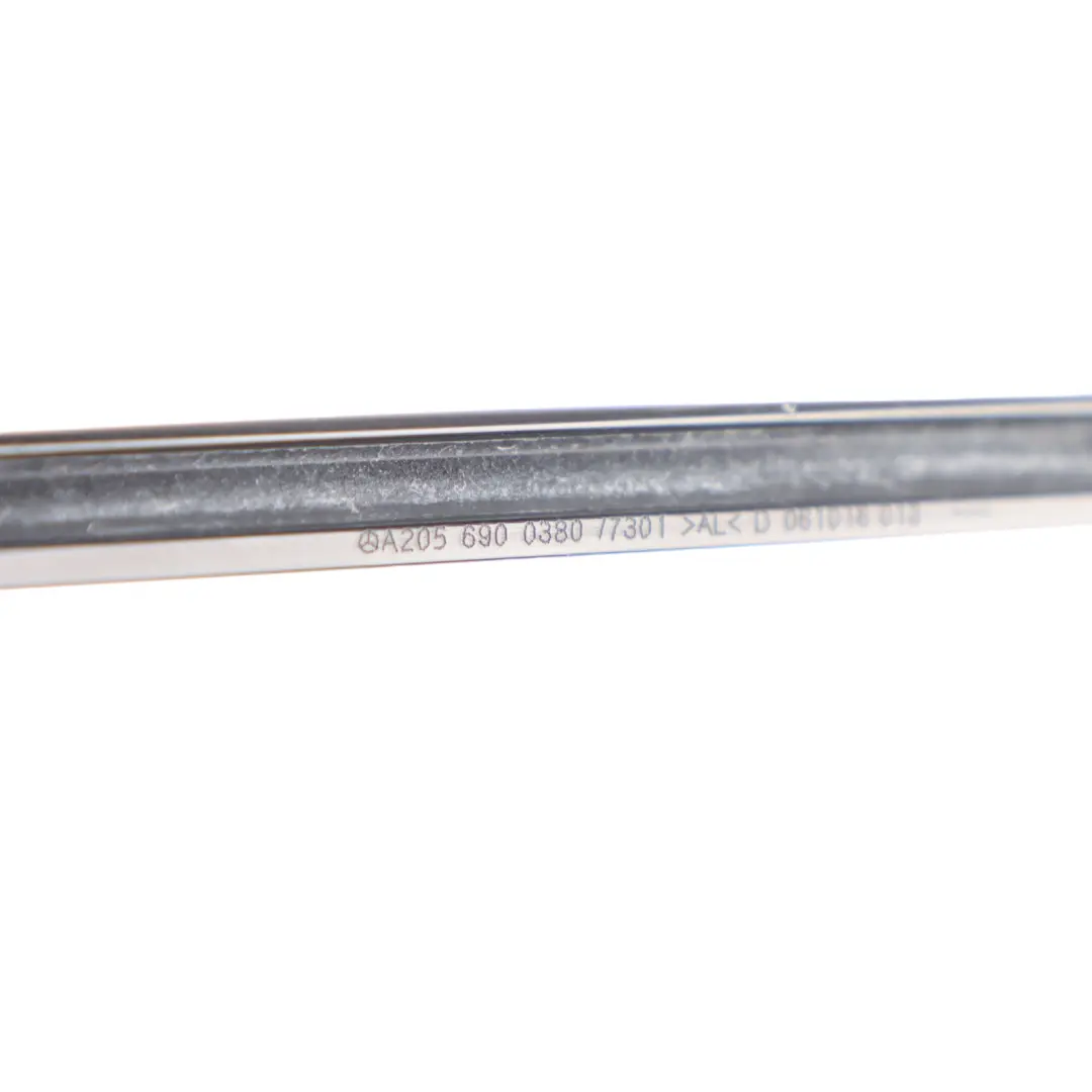 Door Upper Strip Left N/S Trim Bar to Mercedes W205 Rear with Part number A2056907301 Mercedes W205 Rear Door Upper Strip Left N/S Trim Bar - SKU A2056907301 - Part number A2056907301