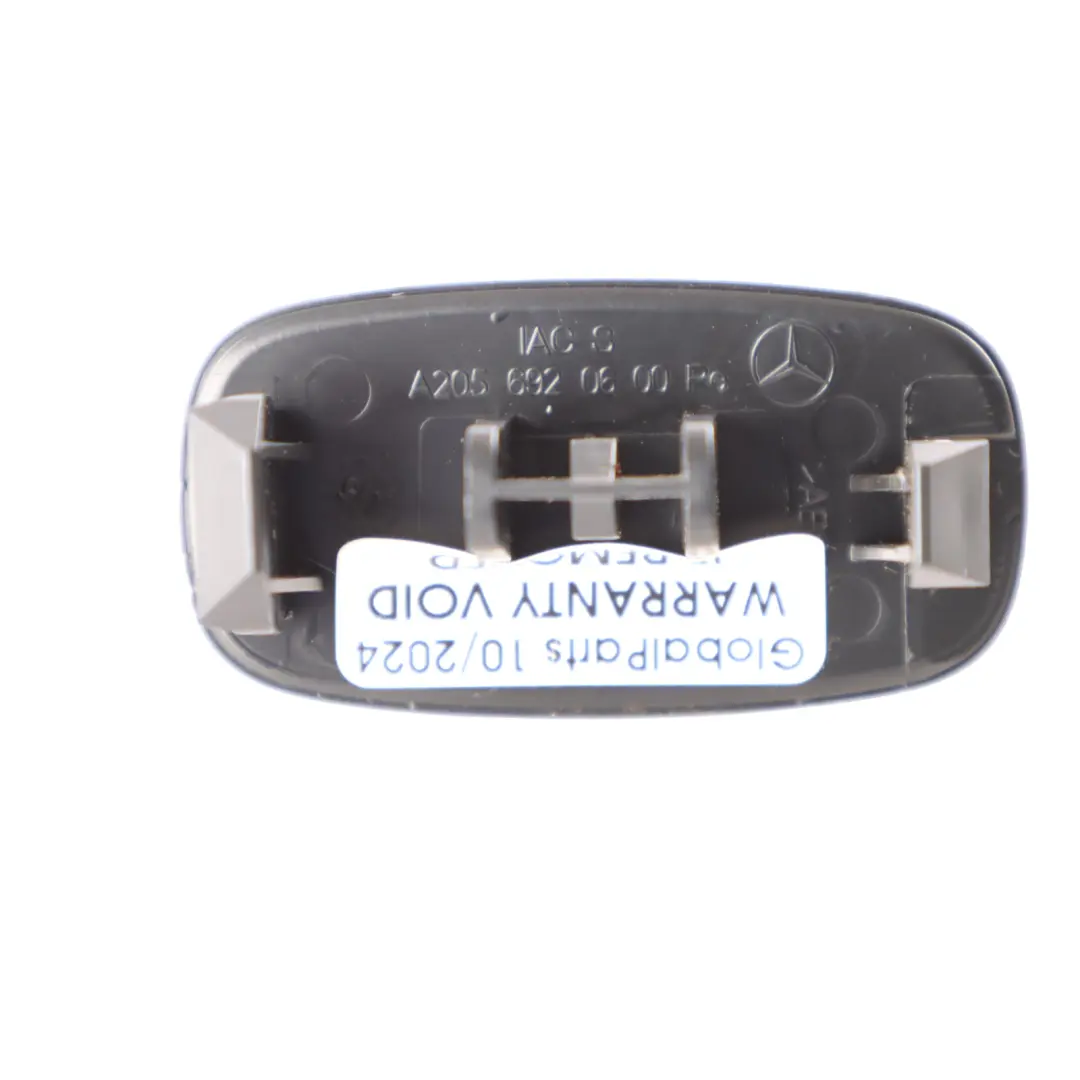 Mercedes W205 Pillar A Badge Lettering Air Module Black Right O/S - SKU A2056920600 - Part number A2056920600