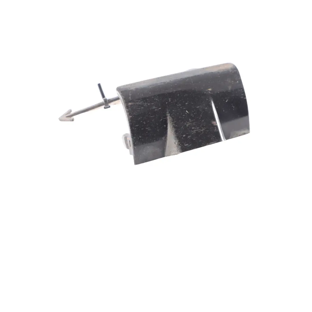 Mercedes W205 Rear Side Skirt Cover Cap Left N/S Obsidian Black 197 - SKU A2056980330-OB - Part number A2056980330