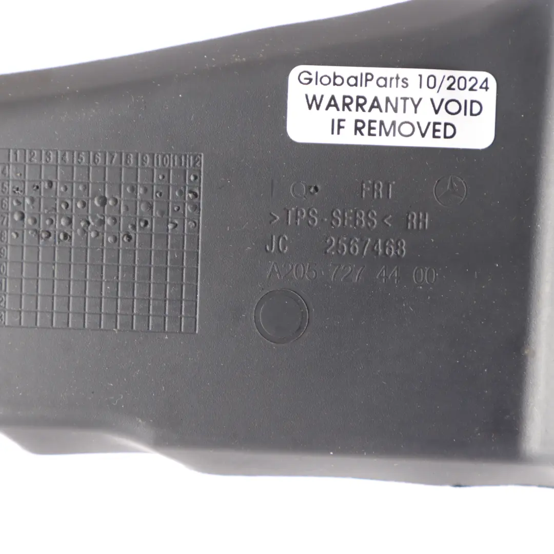 Inserto Per Tasca Porta Anteriore Destra per Mercedes W205 con numero di parte A2057274400 Mercedes W205 Inserto Per Tasca Porta Anteriore Destra - SKU A2057274400 - Numero di parte A2057274400