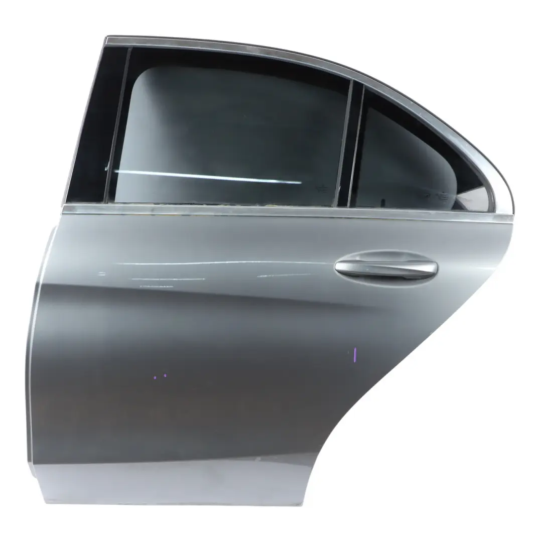 Mercedes W205 Door Rear Left N/S Palladium Silver Metallic - 792 - SKU A2057300105-PAL - Part number A2057300105