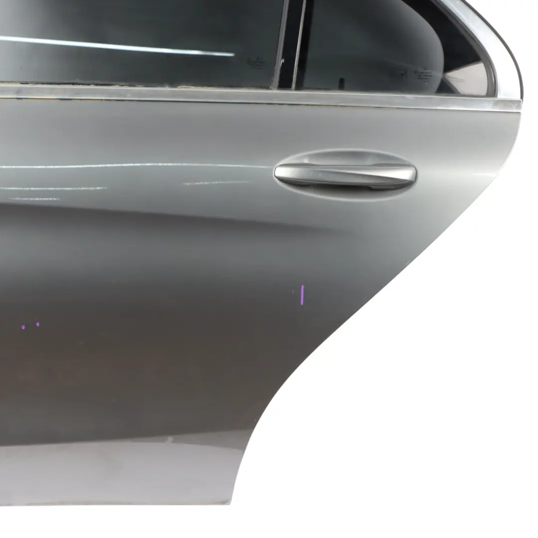 Door Rear Left N/S Palladium Silver Metallic - 792 to Mercedes W205 with Part number A2057300105 Mercedes W205 Door Rear Left N/S Palladium Silver Metallic - 792 - SKU A2057300105-PAL - Part number A2057300105