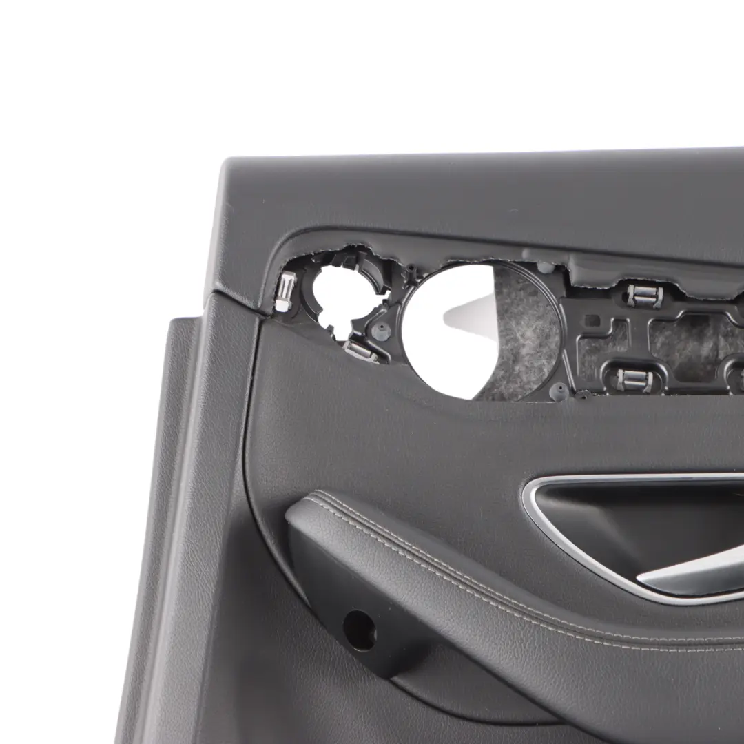 Mercedes W205 Door Card Rear Right O/S Trim Panel Covering Black - SKU A2057306205 - Part number A2057306205