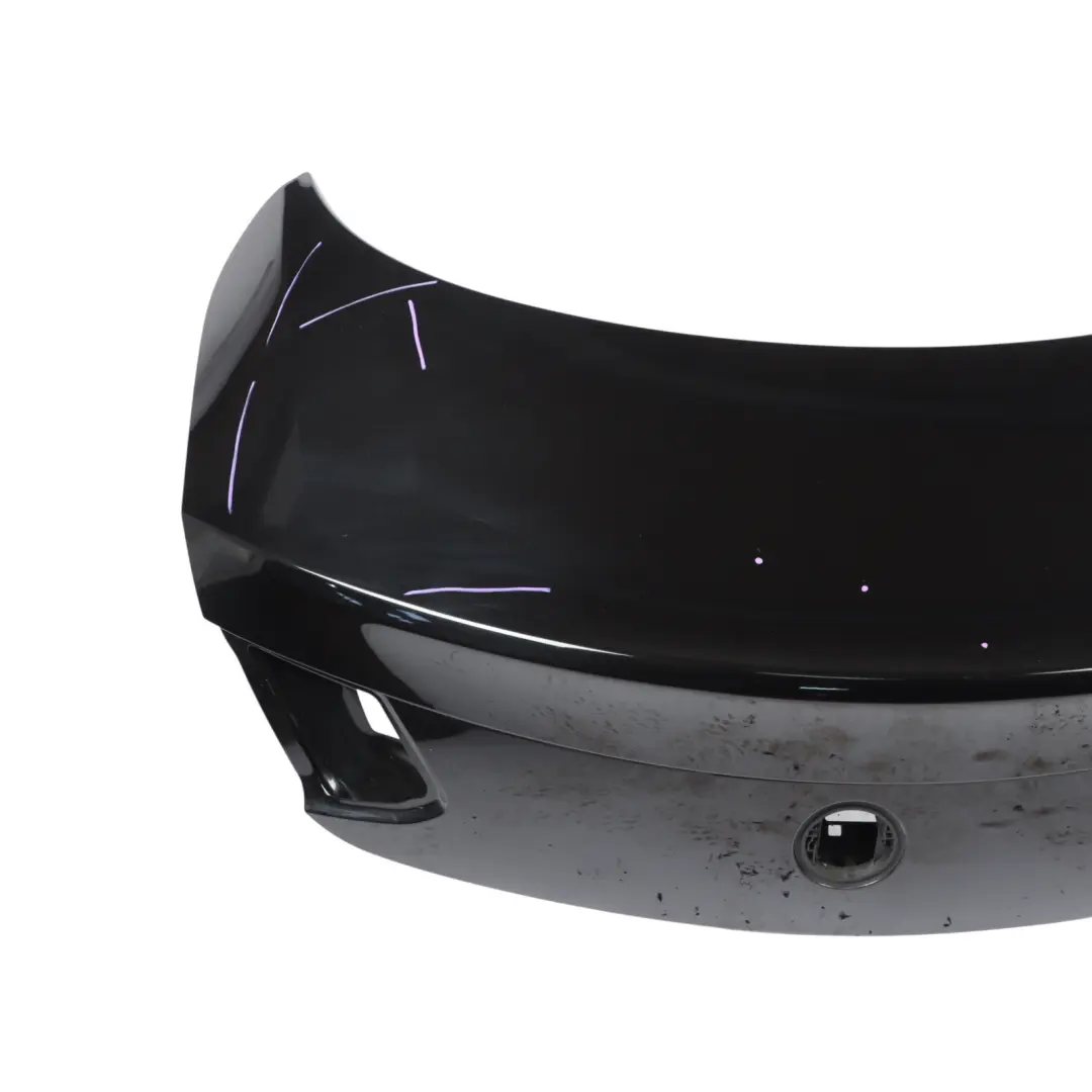 Mercedes C205 Boot Trunk Lid Tailgate Coupe Obsidian Black Metallic - 197 - SKU A2057501675-OB - Part number A2057501675