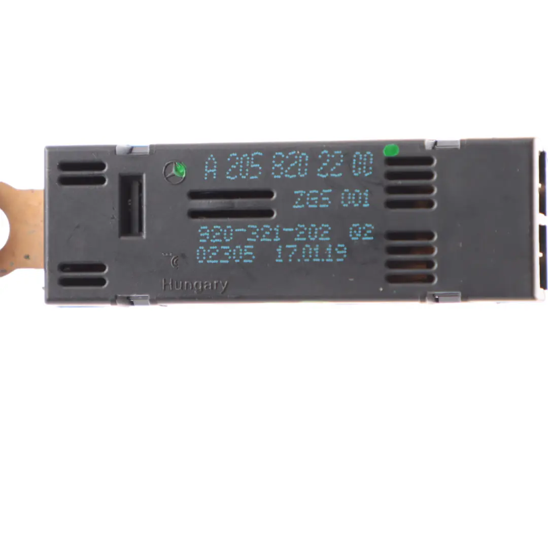 Mercedes S205 Estate Aerial Antenna Amplifier Noise Filter - SKU A2058202200 - Part number A2058202200