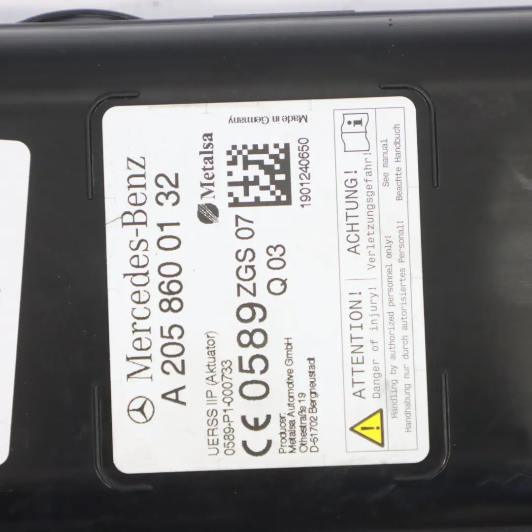 Mercedes A205 A238 Cabriolet Arceau sécurité Gauche Droite - SKU A2058600132 - Numéro de pièce A2058600132